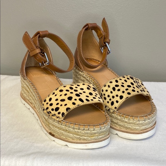 Dolce Vita Espadrilles in Brown and Black - Picture 3 of 6